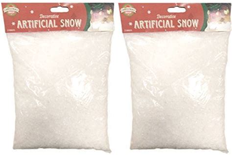 large bag of fake snow|faux snow for christmas trees.